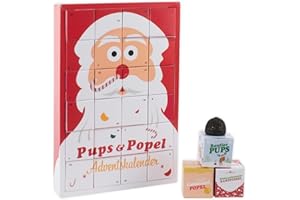 ‎LIEBESKUMMERPILLEN Pups & Popel Spaß-Adventskalender mit witzigen, weihnachtlichen Süßigkeiten wie Rentierpupse | von Liebeskummerpillen