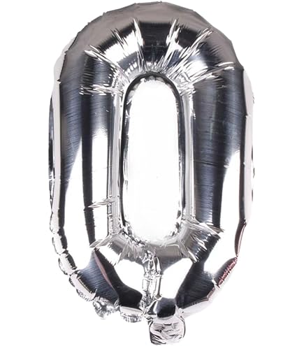 Amscan Mini Folienballon Zahl 8 In Silber – 20x35 Cm, Mit Helium Oder Luft Befüllbar