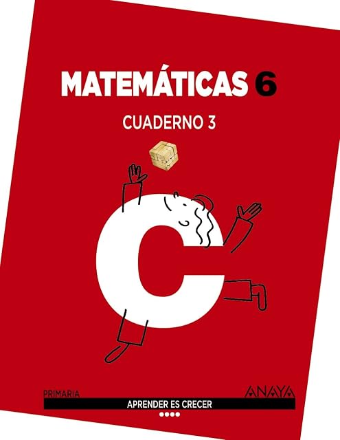 Portada de Matemáticas 6. Cuaderno 3