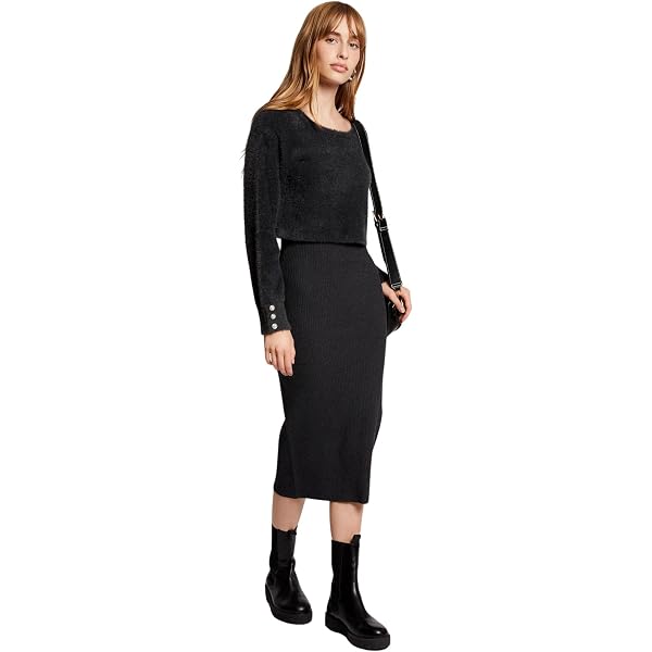 Robe-pull Noire Sans Manches Morgan - Taille XS - Neuve Sans étiquettes