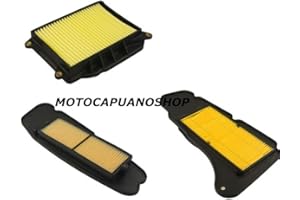 MOTOCAPUANO Kit de 3 filtros de aire laterales para motor Yamaha MAJESTY 400