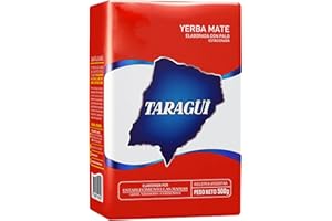 YERBEE Taragui Yerba Mate Tè Con Palo 500g | Yerba Mate Argentino | Bevanda disintossicante ed energetica