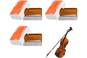 KODWIS Violin Rosin, paquete de 3 resina para violín violín para violines resina para violonchelo resina natural violín resina con poco polvo transparente buena respuesta sonido cálido y claro