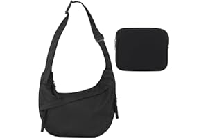RVLZKCPG Borsa Mezzaluna Donna, Borsa Tracolla da Pendolare Alla Moda, Borsa Tracolla Donna Regolabile, Crossbody Bag Hobo con 1 Borsa Piccola per Tempo Libero, Lavoro, Viaggi