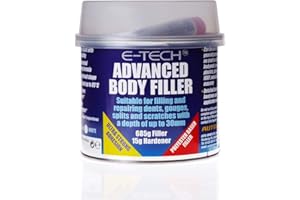 MP Essential All Types Of Vehicle Anti Rust Dent, Gouge, Splits & Scratch Repair Advanced Body Filler (685g Filler/15g Hardener)