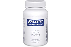 Pure Encapsulations NAC 600mg - Pure N-Acetyl-L-Cysteine for Glutathione Synthesis Support - 90 Capsules