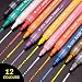 Produktbild SunbuyHouse Steinmalstifte – Original Acrylmalerei-Set (12 Farben – 2 mm Spitze) – für Kieselkunst, Stein, Porzellan, Keramik, Glas, Steine, Steine