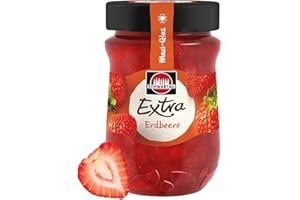 ‎SCHWARTAU Schwartau Extra Erdbeere, Konfitüre, Familiengröße, 600g Maxi
