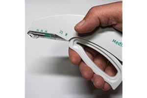 MEDIKA69- Agrafes cutanées à usage unique Instrument stérile avec 35 agrafes cutanées avec pince à agrafes exellente qualité