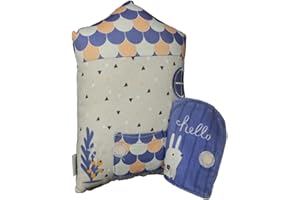 Splosh Tooth Fairy House Navy - Magical Tooth Fairy Pillow with Fairy Door to Place Lost Tooth, Tooth Fairy Gifts for Girls, Boys and Toddlers, Tooth Fairy Bag for Every Lost Tooth