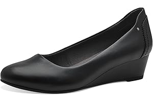 Jana Damen Pumps mit Keilabsatz Vegan