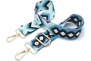 KOCRIS CASA Tracolla Per Borsa Donna Colorate Cinghia Tracolle Larga Per Borsa Catena Crossbody Ricambio Tessuto Regolabile Cintura Cinghie Spalla Ampia Accessori Gold G01