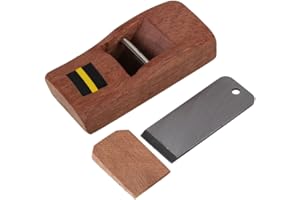 Yibuy Marron 10 cm Mini en Bois à la Main Avion Charpentier Rabot en Bois Outil de Travail