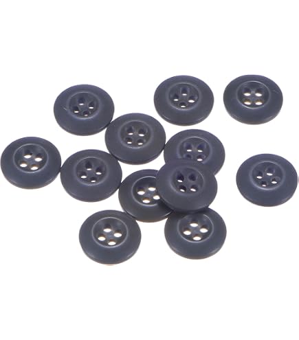 AERZETIX Runde Nähknöpfe – 10er Pack, 20 Mm Durchmesser, Rosa, 4 Löcher, Kunststoff