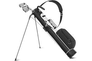 ‎FINDWAY Findway Golf Stand Bag mit verstellbaren Schultergurten, 2-Wege-Teiler, 2 Taschen, leicht zu tragende Bleistift-Golftragetasche für Männer und Frauen