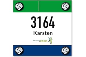 Shapeheart französische Innovation, Startnummernhalter für Laufen, Trailrunning, Radfahren... Magnetisch superstark, keine Nadeln mehr nötig, Erwachsene, Unisex, universal