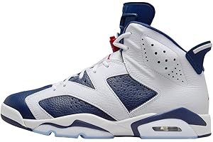 NIKE Jordan Retro 6 - Scarpe da uomo (CT8529-164, bianco/rosso/blu navy)