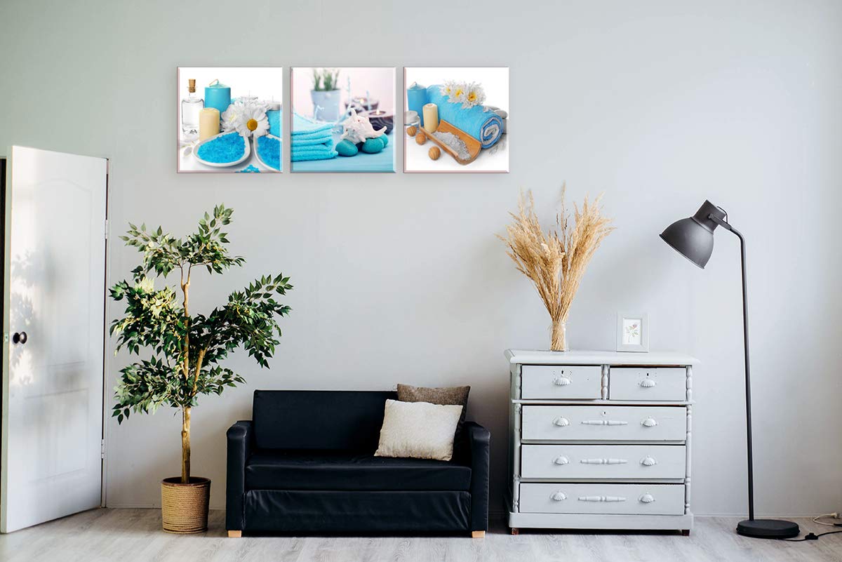 Piy-Painting-Impression-sur-Toile-Haut-Qualite-Peinture-avec-Cadre-Tableau-pour-Art-Dco-Murale-Salle-de-Bain-Cadeau-Anniversaire-3X-30X30CM