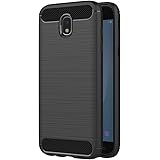 AICEK Cover Samsung Galaxy J7 2017, Nero Custodia Samsung J7 2017 Silicone Molle Black Cover per Galaxy J7 2017 Soft TPU Case