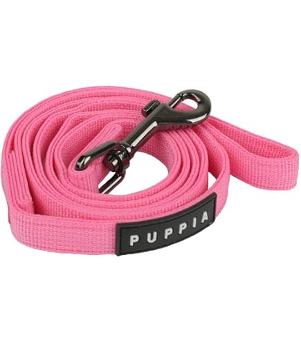 Puppia PANA-AL132 Leine Vogue, Größe M, Blau – Mit Karabiner Und Schlaufe
