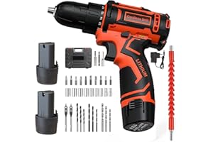 SHAVINGFUN Wkrętarka akumulatorowa, wkrętarka akumulatorowa 12 V