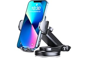 Samochodowy uchwyt na telefon Mohard, bardzo stabilny uchwyt na telefon samochodowy na deskę rozdzielczą i przednią szybę, obrót o 360° Uchwyt do telefonu komórkowego Uchwyt do smartfona 4-7.0”