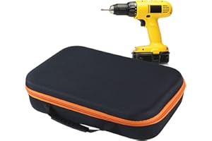 GENERISCH Mallette de rangement pour perceuse électrique | Boîte à outils portable en tissu Oxford avec poignée, sac de rangement léger pour le matériel