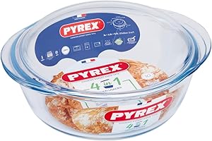 Pyrex Essentials 2.2l Glass round Casserole High re…|200