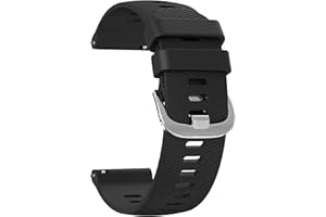 Oumida Cinturino per 22mm 20mm 18mm Orologio, Cinturini di Ricambio in Silicone con Rilascio Rapido, Impermeabile Cinturini in Morbida Gomma per Uomo e Donn