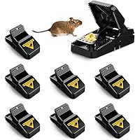 Profi Mausefalle, 8 Stück Mäusefalle Wiederverwendbar,Rattenfalle Einfaches Hygienisch in Haus Garten Drinnen Draußen…