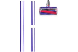 Moupaa Miękkie pluszowe paski do odkurzacza Dyson V6 V7 V8 V10 V11, miękkie rolki, części do naprawy odkurzacza domowego, niebieska szczotka