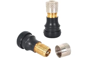 NAAPESI 2 x E Scooter Valve Extension Adapter, E-Scooter Accessories Tubeless Valve, for Ninebot Max G30, for Xiaomi M365, Pro, Pro2, 1S, Essential, Mi 3, Segway Mini