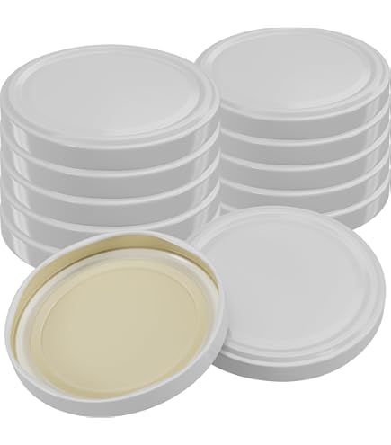 KADAX Schroefdeksel fi89 mm, reservedekselset van metaal, To89, inmaakdeksel geschikt voor 1700 ml potten, twist-off-deksel met 6 vergrendeltanden, deksel (50 stuks, groen