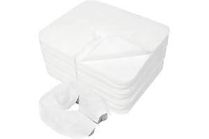 BREENHILL Disposable Face Cradle Covers 300 Count Disposable Face Rest Covers Ultra Soft Luxurious Non-Sticking Massage Face Covers Face Cradle/Head Cradle Covers/Massage Pillow/Massage Cover