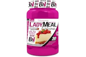 Beverly Nutrition Lady Meal Delicious Proteína Concentrada Mujer Sabor Tarta de Queso Fresa - 1000 gr