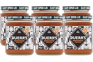 Duerr's Manchester Fine Cut Marmalade | Pack of 6 x 340 g |Orange Flavour with Subtle Zing