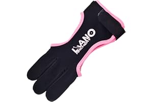 DaMohony 3 Finger Archery Gloves Finger Protection Mittens Shooter Finger Protection Accessories for Recurve Compound Bow