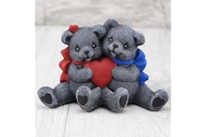 ‎STEINFIGUREN SPICKER STEINFIGUREN SPICKER Steinfigur Teddy, 133/1 Bär Gartenfigur Steinguss Tierfigur Basaltgrau