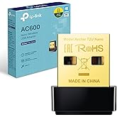 TP-Link AC600 USB Wi-Fi Dongle, Dual Band 5 GHz Wireless Adapter for PC, Desktop and Laptop, Supports Windows 11/10/8.1/8/7/X