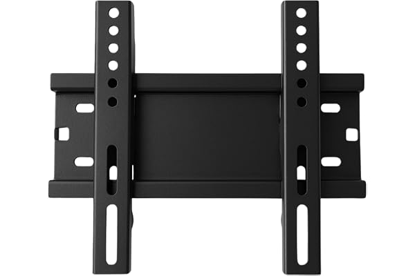 RISSACHI TV Wall Mount Stand for 14 43 Inch LED LCD TVs Universal TV & Monitor Arm Wall Mount Space-Saving Monitor Stand for Home, Office & Bedroom