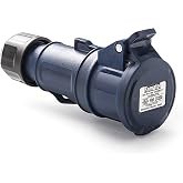 FAMATEL - Mobile Base IP44 | 2P+T | 32A | 220-240V | Blue
