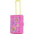 Fat-catz-copy-catz 1x Pink Plastic 3D Travel Train Suitcase Luggage Made For 11.5" Dolls