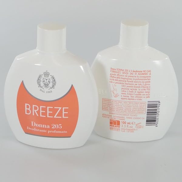 BREEZE Deodorant Squeeze Wasser – 100 Ml, Bis Zu 48h Frische, Maritimer Duft