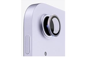 GIOPUEY [Protección Integral Protector de Lente de Cámara Compatible con iPad Air 11 Inch M3 2025, [Doble Protección] Metal + Vidrio Templado, Protector de Cámara -Purple