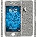 Produktbild 2 x Glitzer-Folienset für Apple iPhone 5 / 5s / SE grau PhoneNatic Schutzfolien