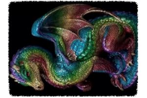 LGWG Knüpfteppich Zum Selber Knüpfen DIY Teppich Teppich Making Kit Unvollendete Stickerei Handwerk Mit Bedruckten Leinwand Muster Fisch Häkeln Baby Hochzeit Kinder Eltern Geschenk