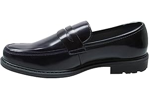 AK COLLEZIONI Mocassini Uomo Class Ecopelle Oxford Scarpe Eleganti