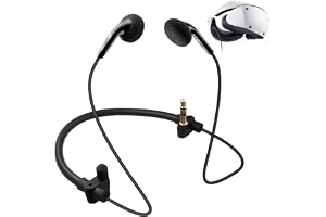 sciuU Spelöronsnäckor kompatibla med PS VR2, ersättningsstereohörlurar kompatibla med Sony PS5 PS VR 2-headset