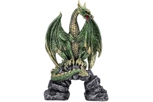 Nemesis Now Figurka smoka Haranu, zielona, 15,5 cm