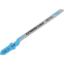 5 Lames De Scie Sauteuse DeWalt DT2160QZ T118A - HSS, Pour Métal, Bois, Plastique, Tige En T